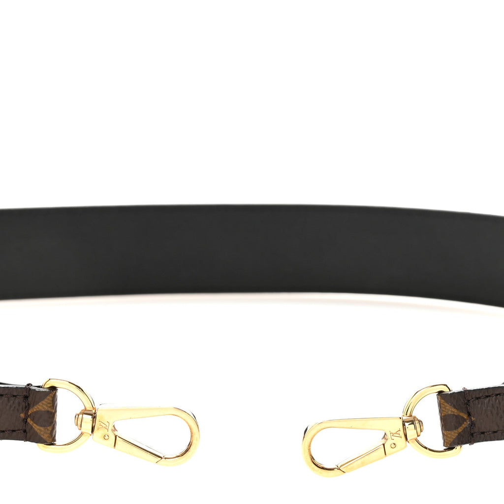 Louis Vuitton Monogram Bandouliere Shoulder Strap Black