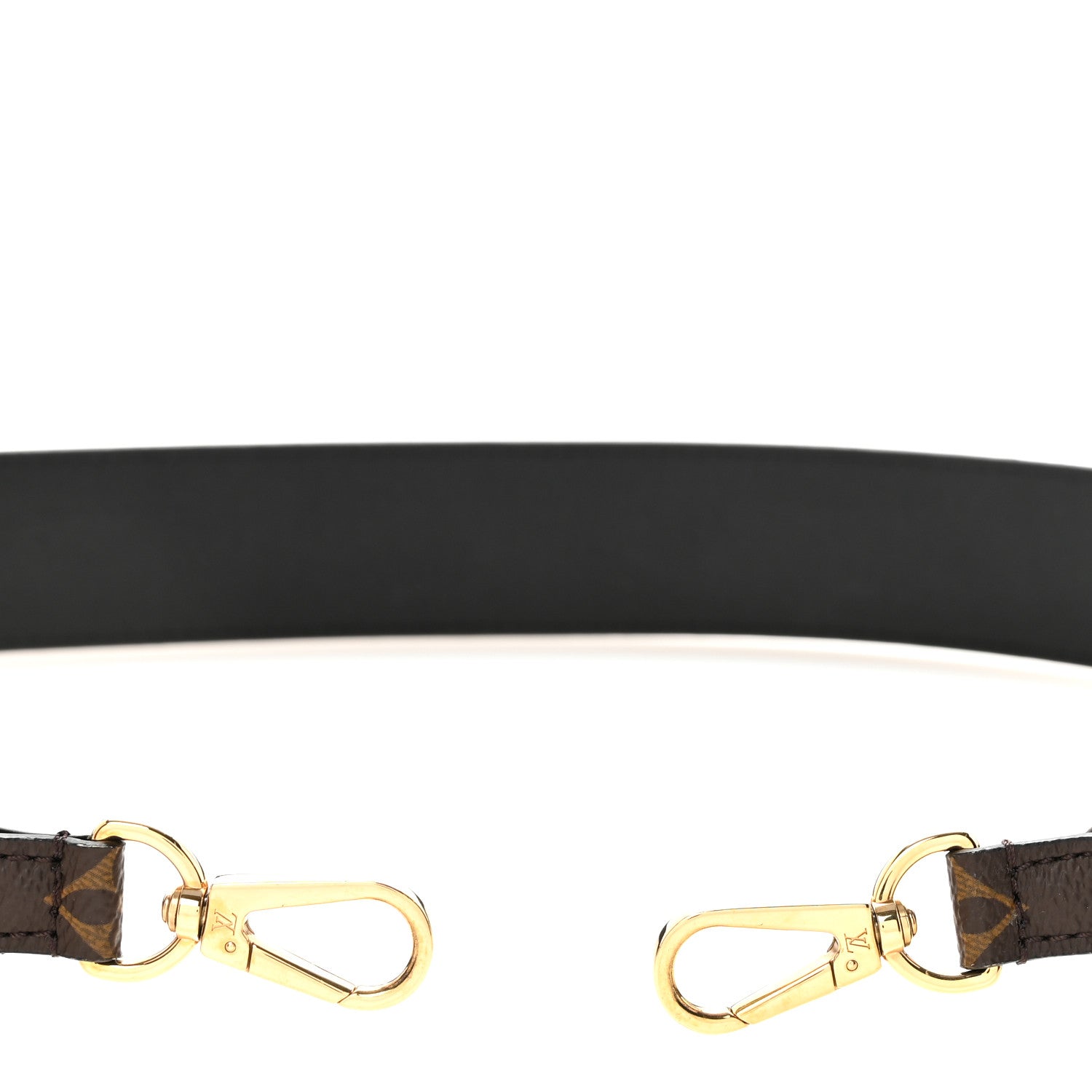 Louis Vuitton Monogram Bandouliere Shoulder Strap Black