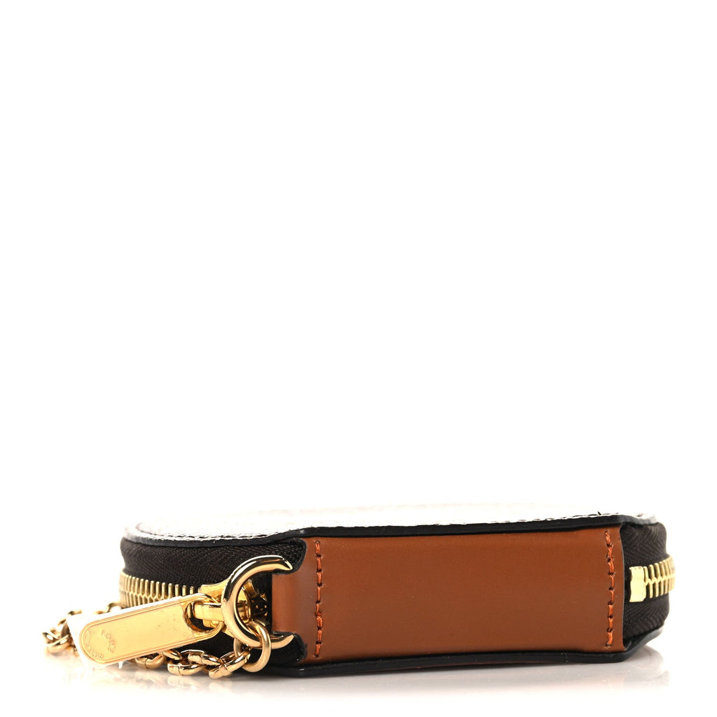 Louis Vuitton Calfskin Catogram Micro Boite Chapeau Marron