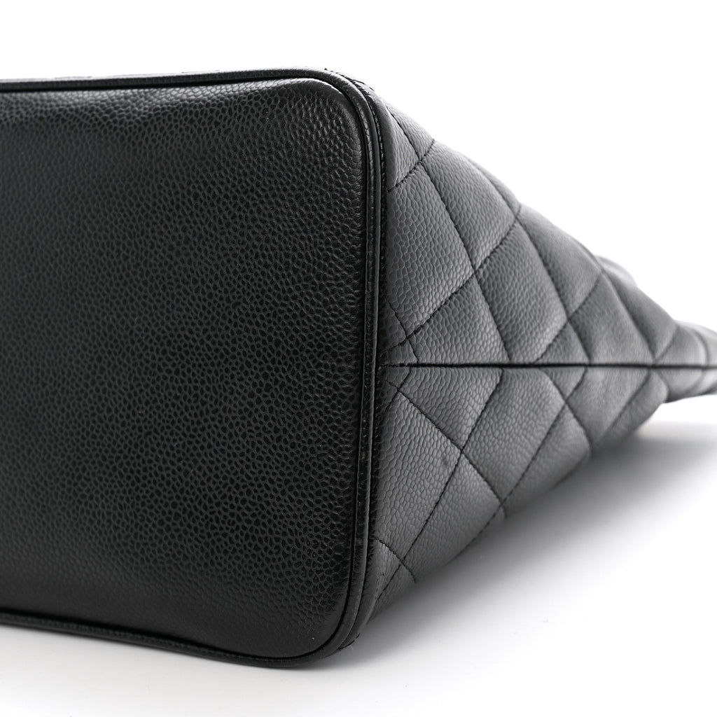 Chanel Caviar Quilted Medallion Tote Black
