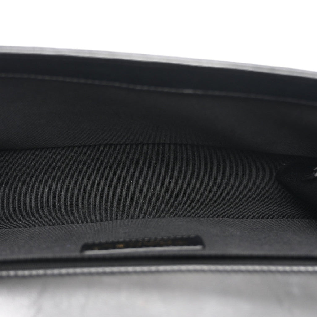 Chanel Lambskin Quilted Medium Boy Flap Black