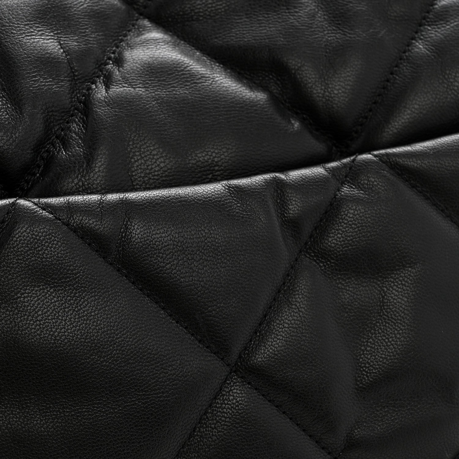 Chanel Goatskin Quilted Maxi Chanel 19 Flap Black