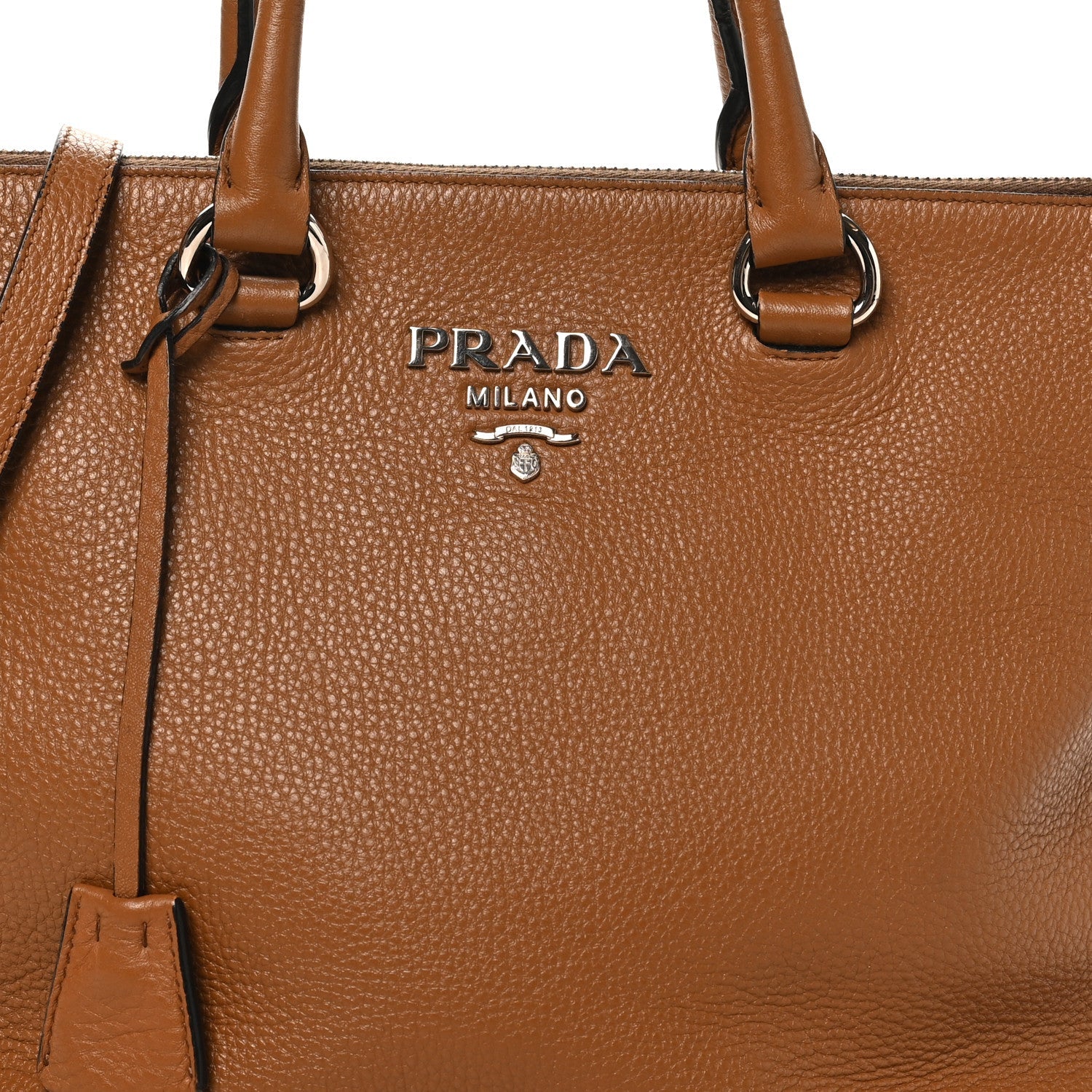 Prada Vitello Phenix Tote Cannella