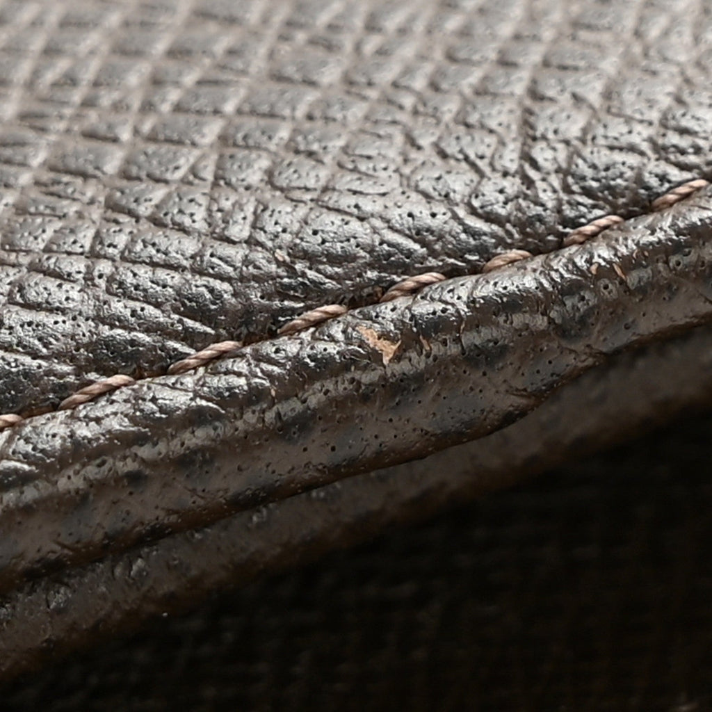 Louis Vuitton Taiga Brazza Wallet Grizzli