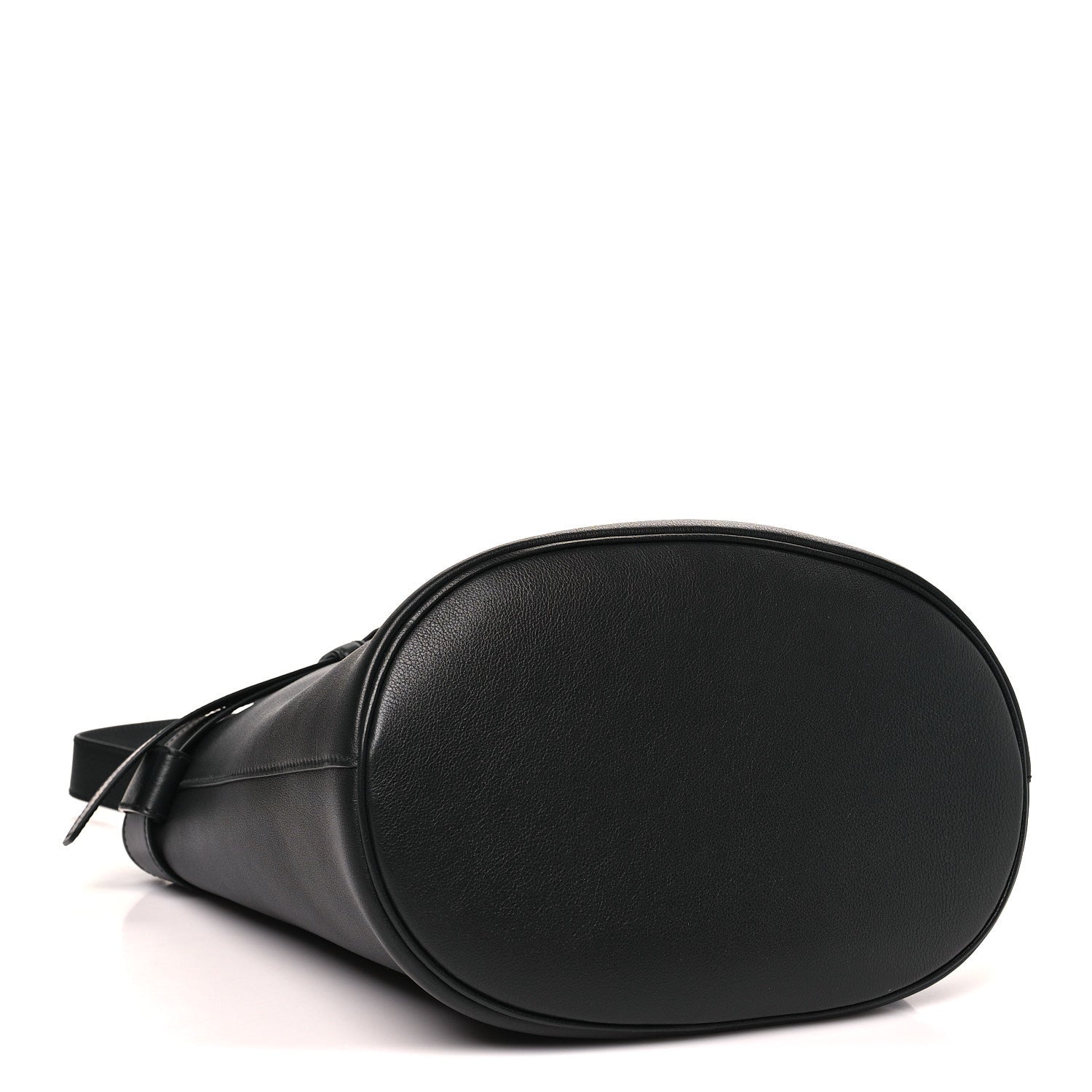 Prada Soft Grained Vitello Daino Secchiello Bucket Bag Black