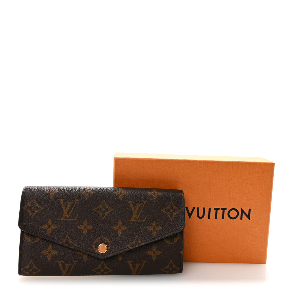 Louis Vuitton Monogram Sarah Wallet NM Coquelicot