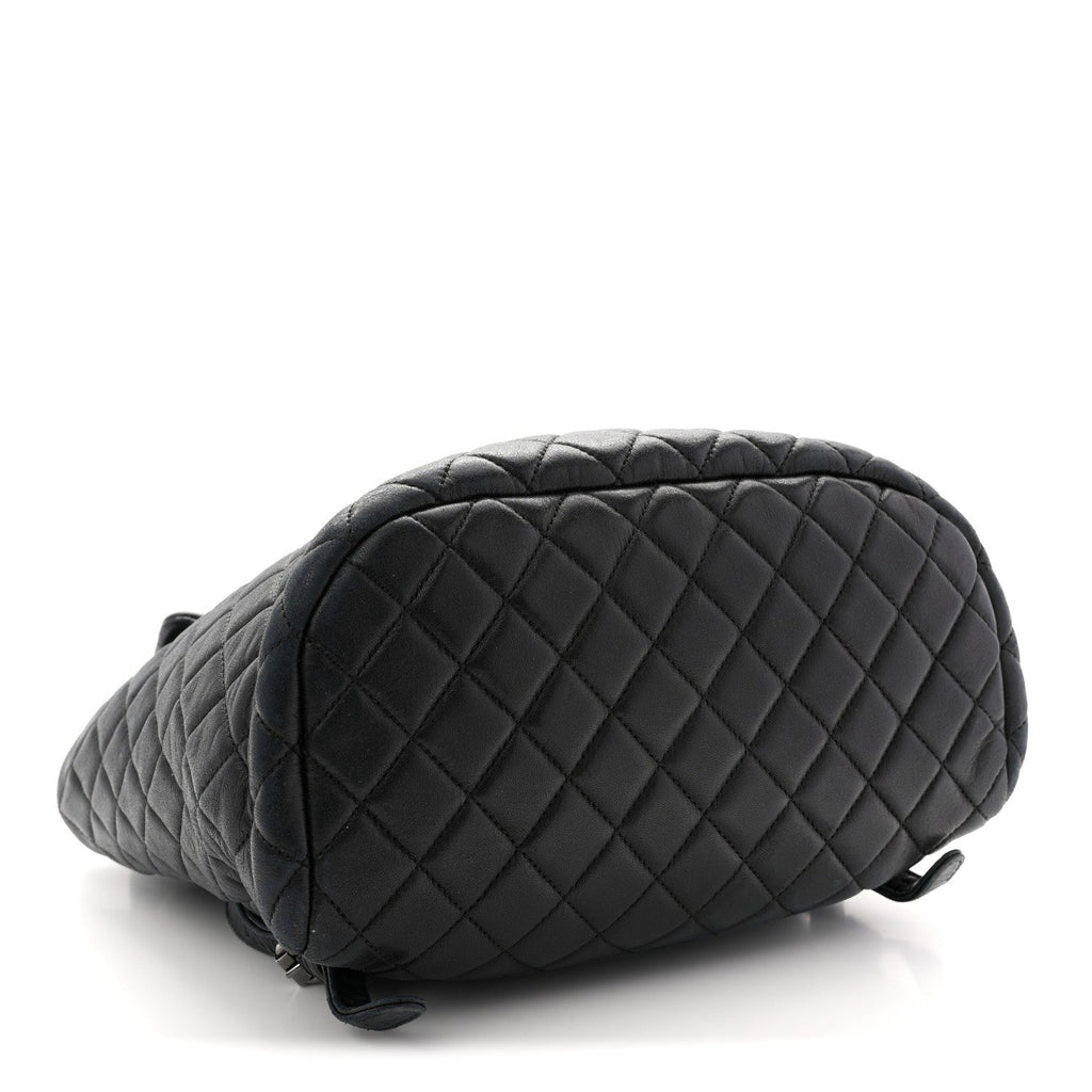 Chanel Calfskin Quilted Small Urban Spirit Backpack Black