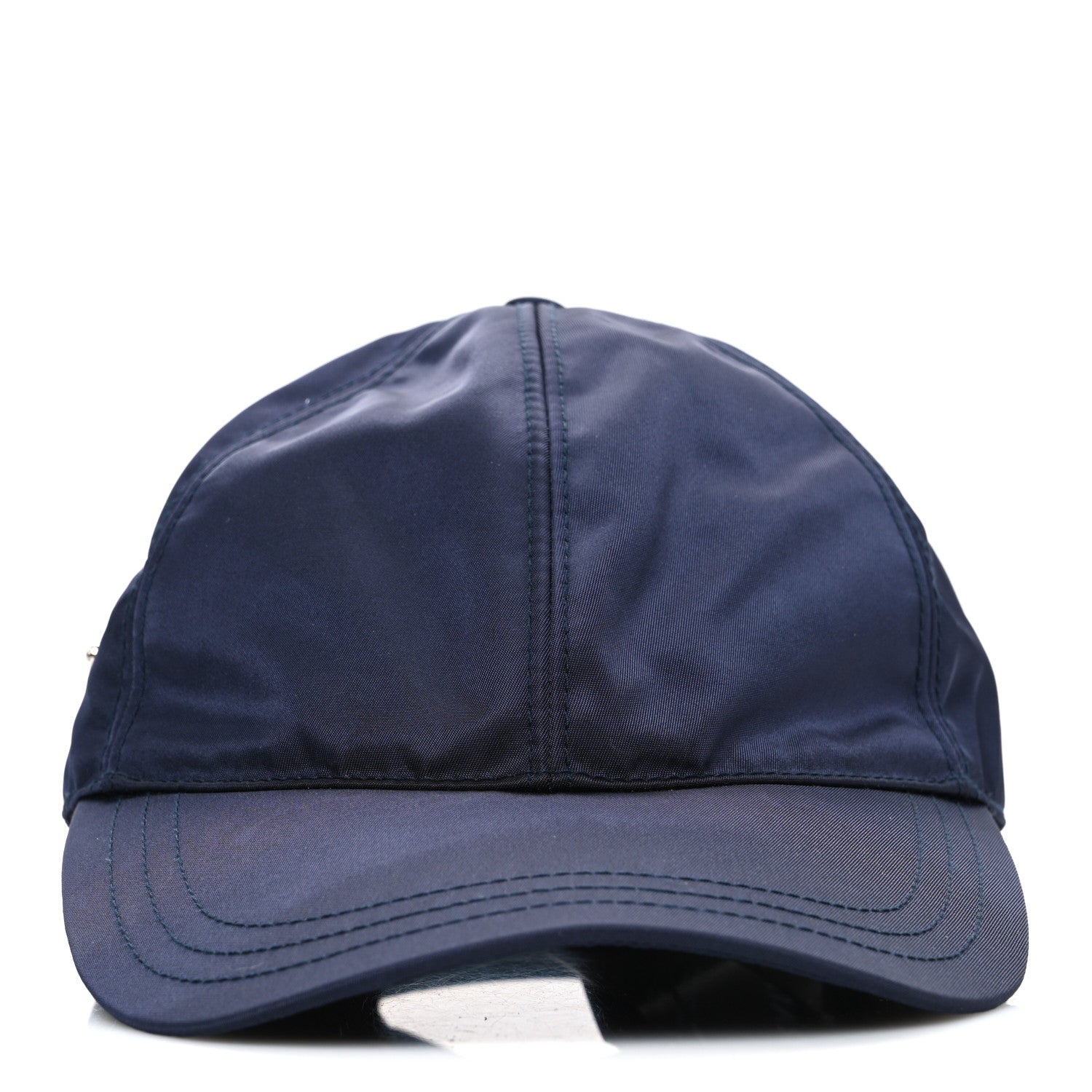 Prada Re-Nylon Mens Baseball Cap M Bleu