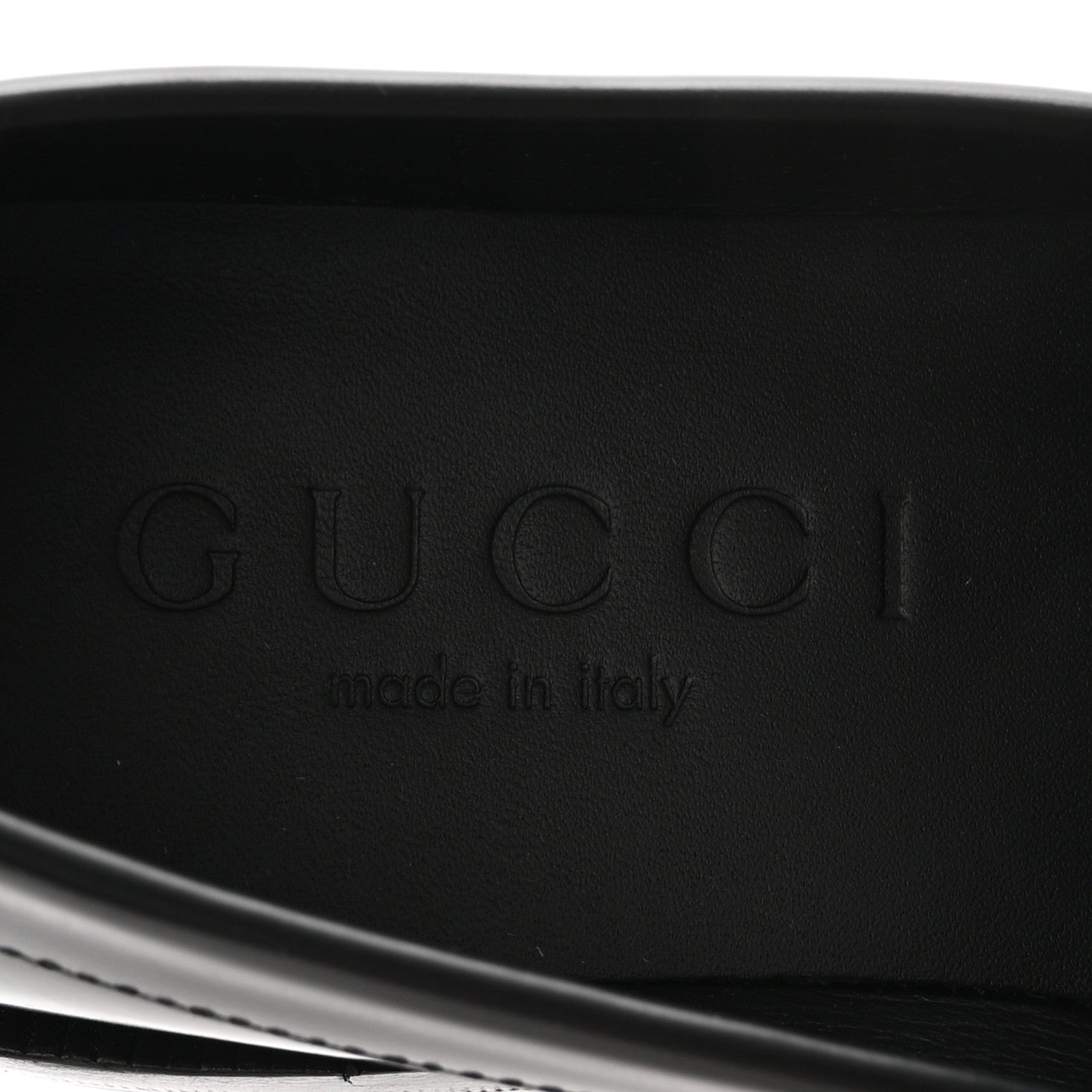 Gucci Calfskin Millennial Ribot Womens GG Loafers 36 Black