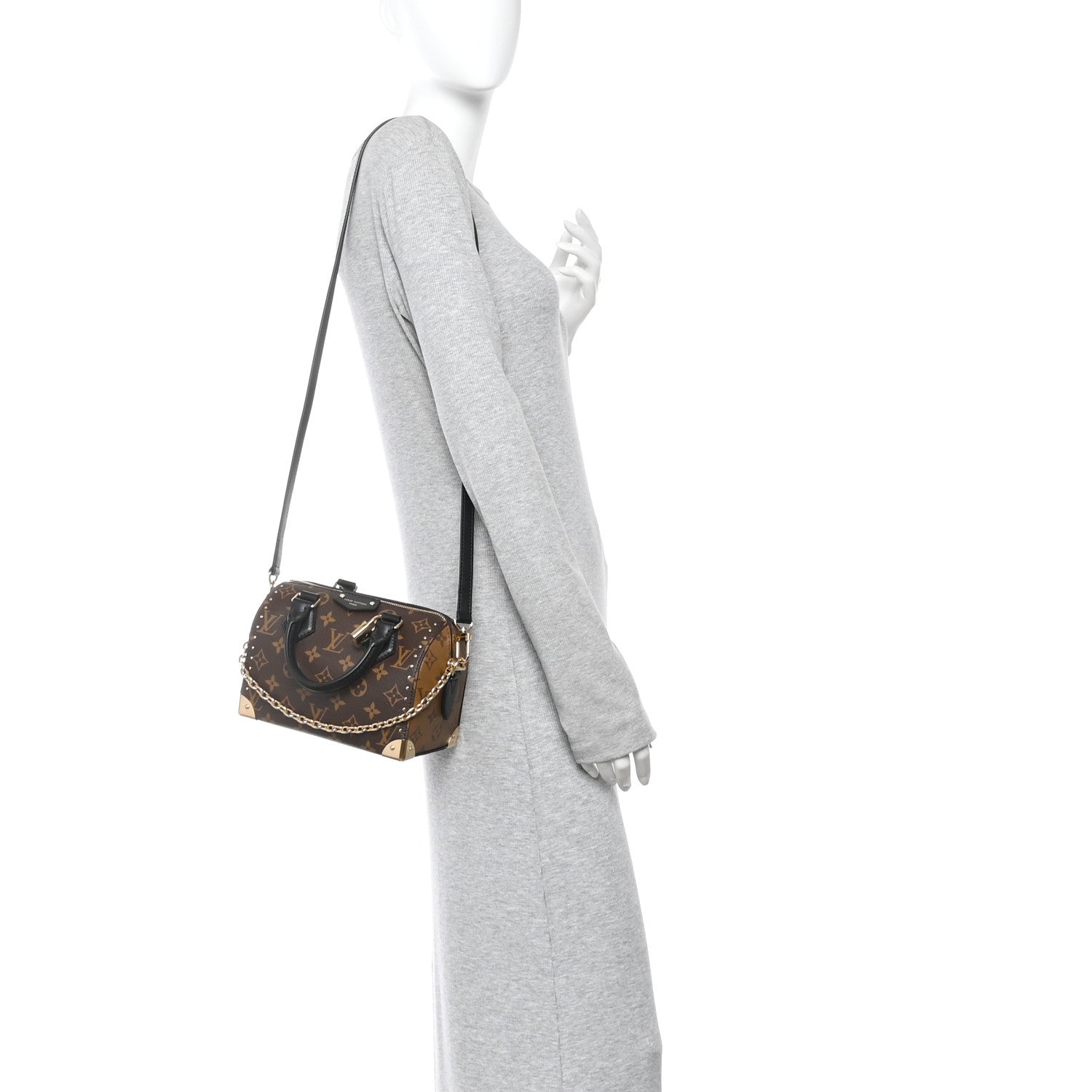 Louis Vuitton Reverse Monogram Speedy Trunk 20