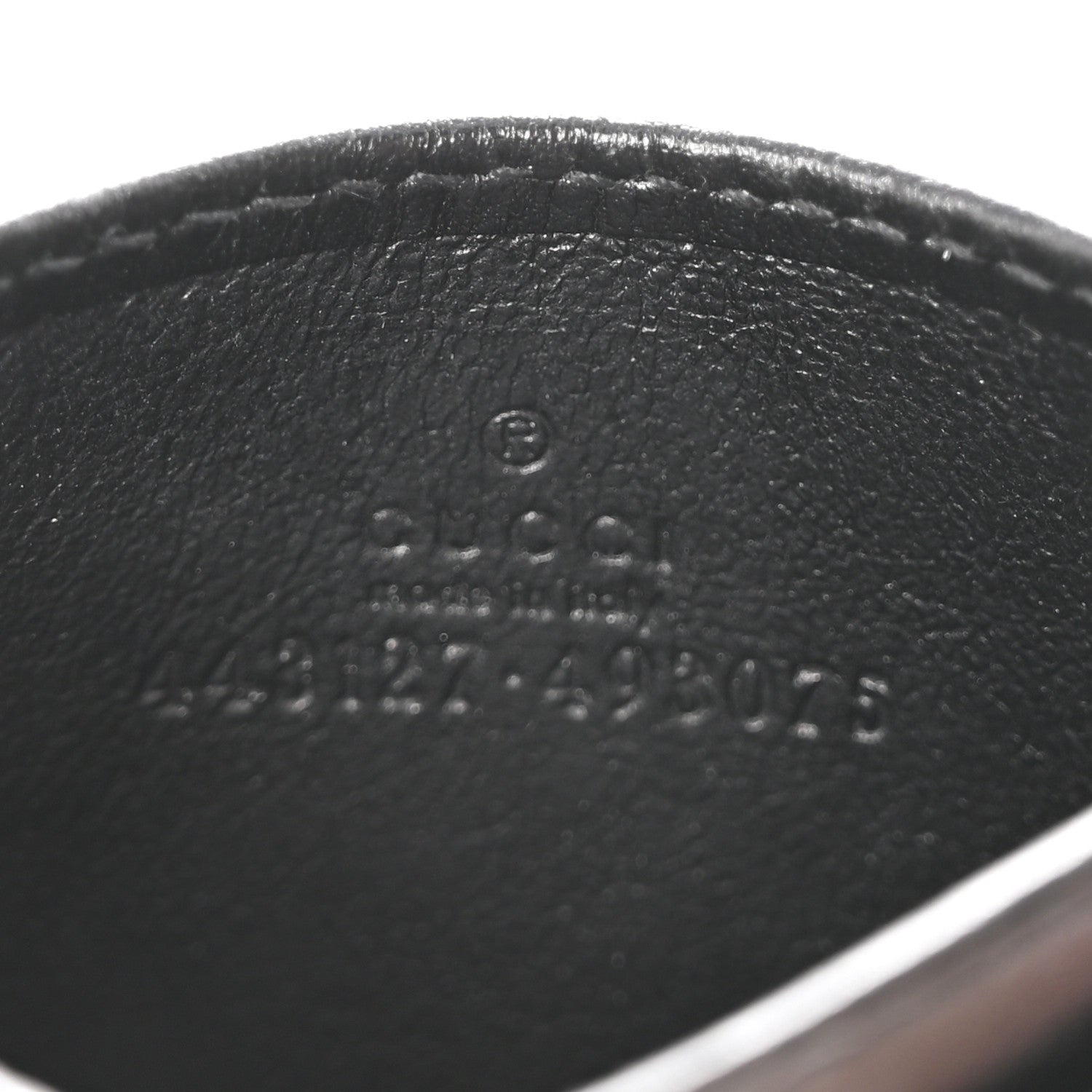 Gucci Calfskin Matelasse GG Marmont Card Holder Black