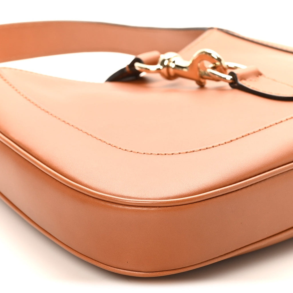 Gucci Tritone Calfskin Small Jackie 1961 Hobo Harness Brown