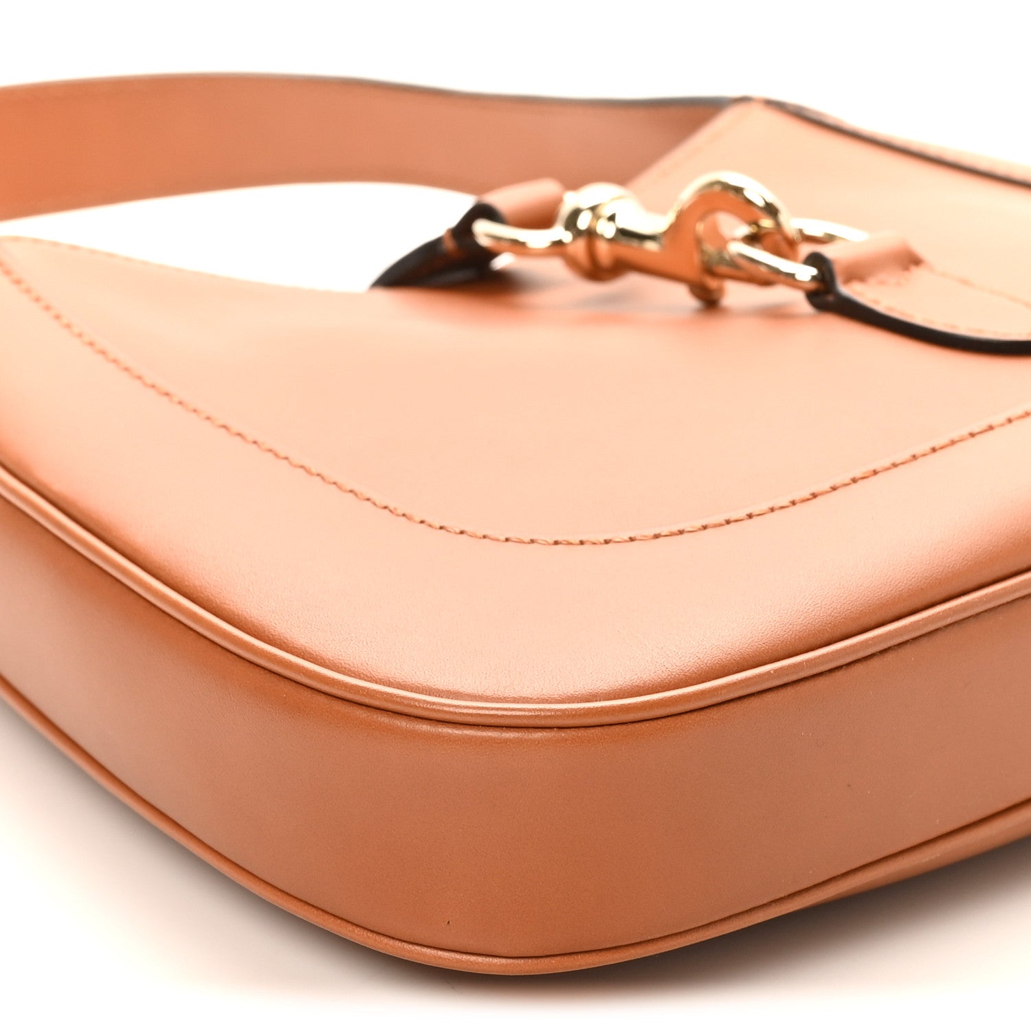 Gucci Tritone Calfskin Small Jackie 1961 Hobo Harness Brown