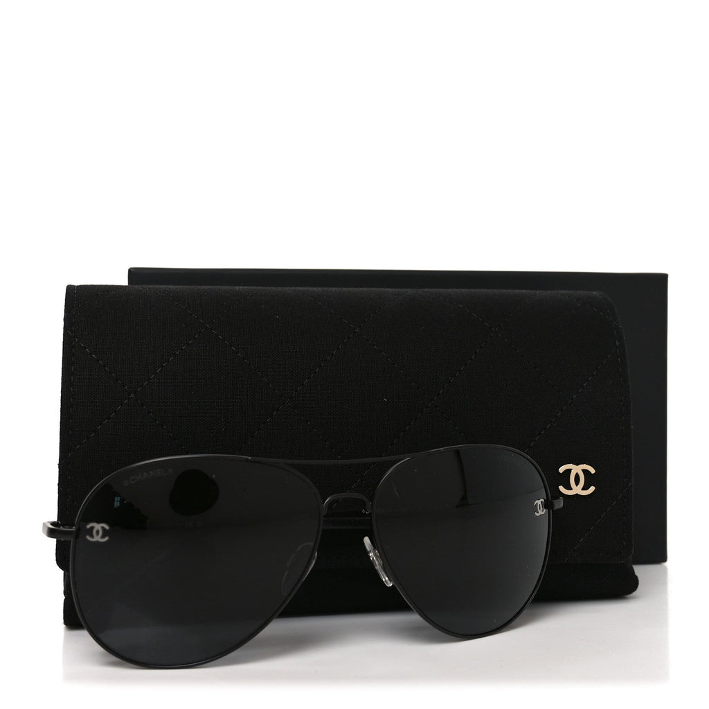 Aviator CC Sunglasses 4189-T-Q Black