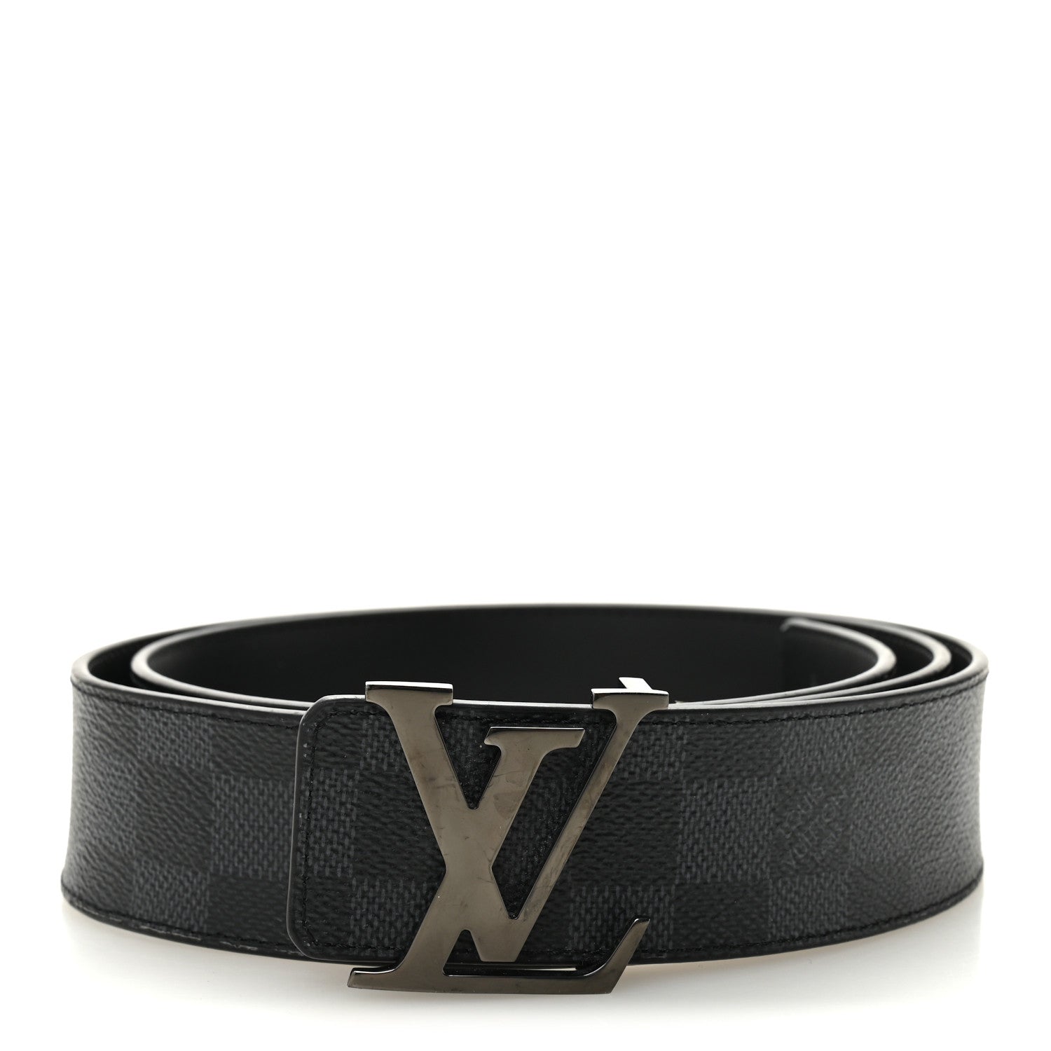Louis Vuitton Damier Graphite 40mm LV Initiales 100 40 Belt