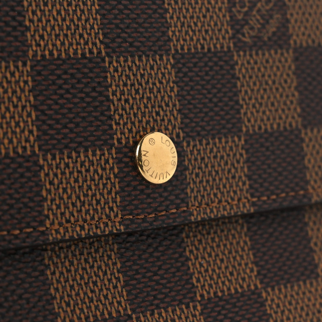 Louis Vuitton Damier Ebene Porte Tresor Etui Papier Wallet