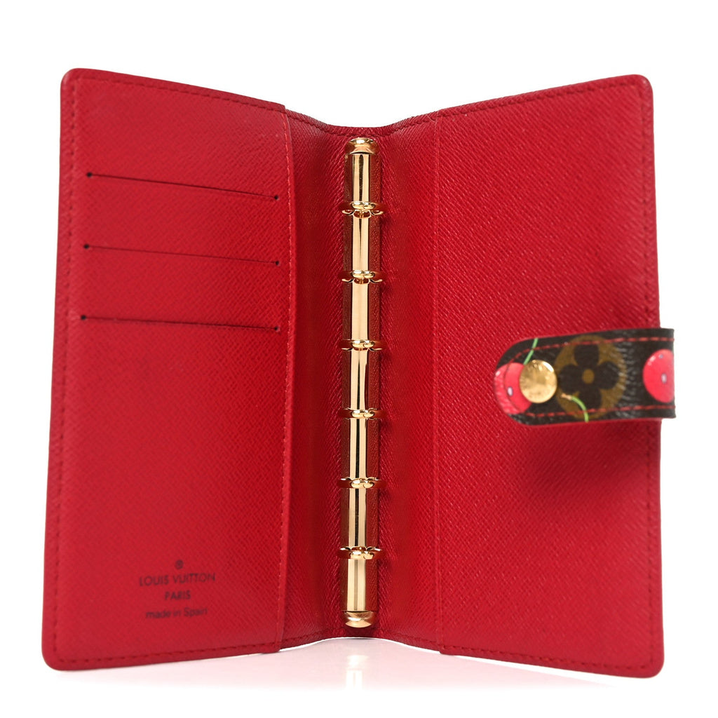 Louis Vuitton Monogram Cerises Small Ring Agenda Cover