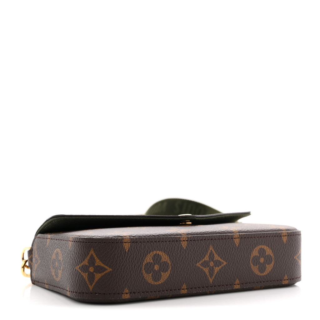Louis Vuitton Monogram Felicie Strap & Go Kaki