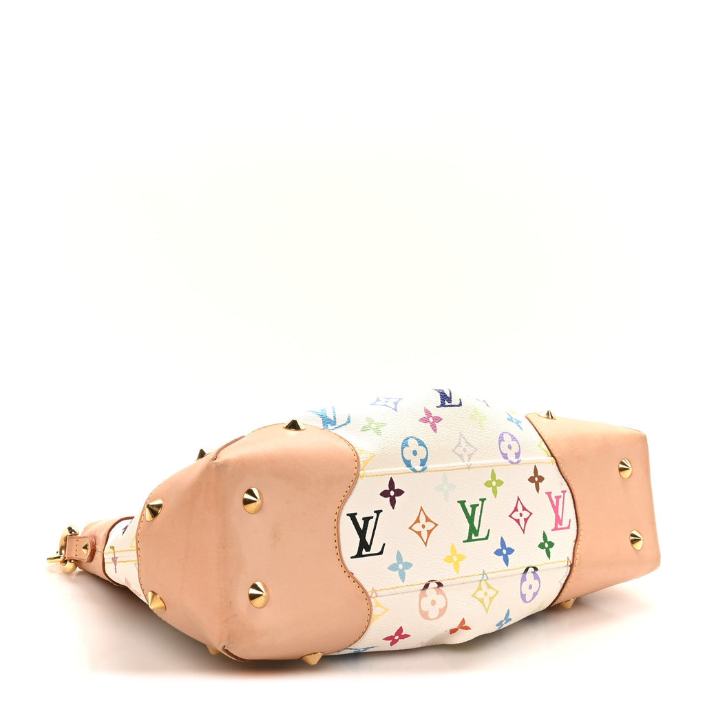 Louis Vuitton Monogram Multicolor Judy MM White