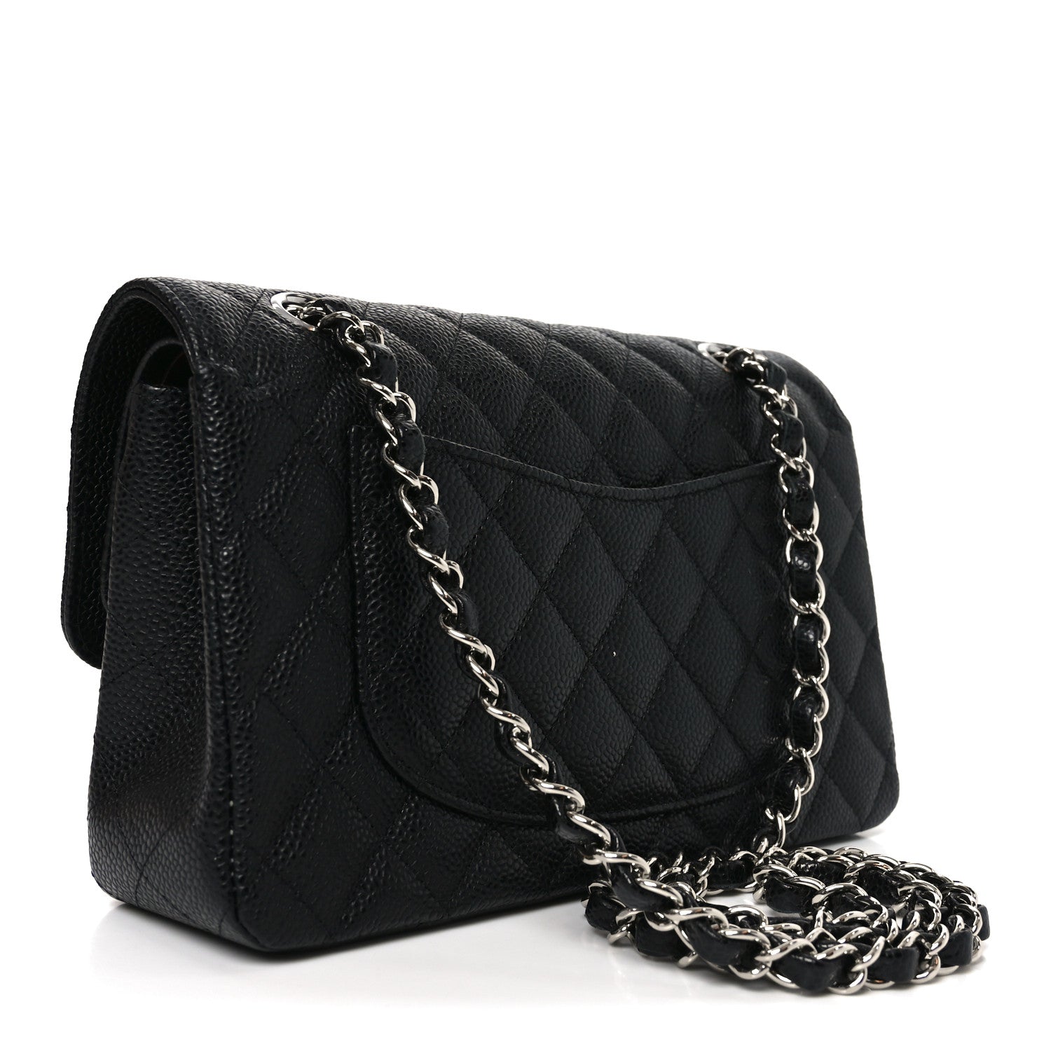 Chanel Caviar Quilted Medium Double Flap Black
