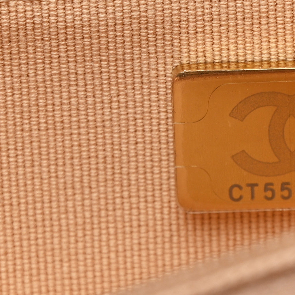 Chanel Caviar Quilted Wallet on Chain WOC Beige