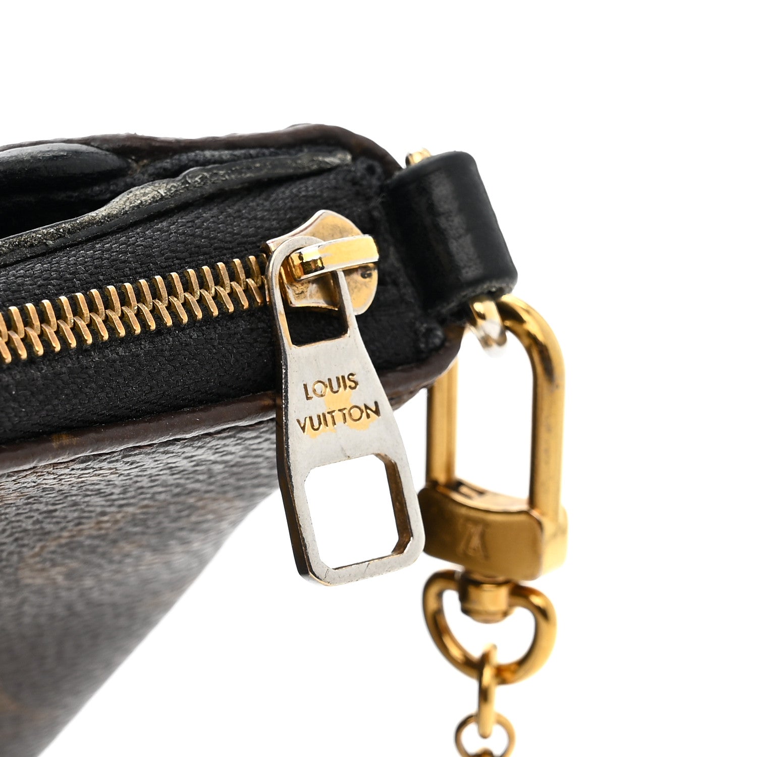 Louis Vuitton Monogram Pallas Clutch Black