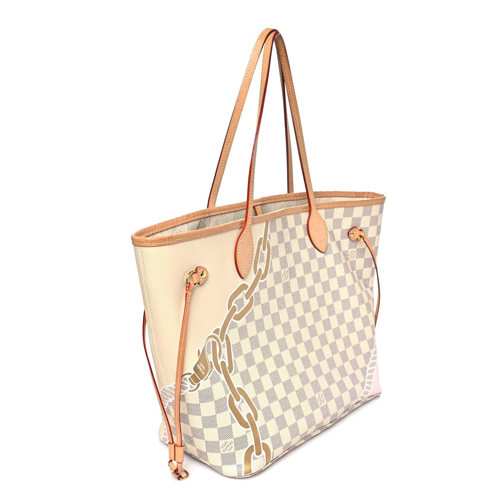 Louis Vuitton Damier Azur Nautical Neverfull MM