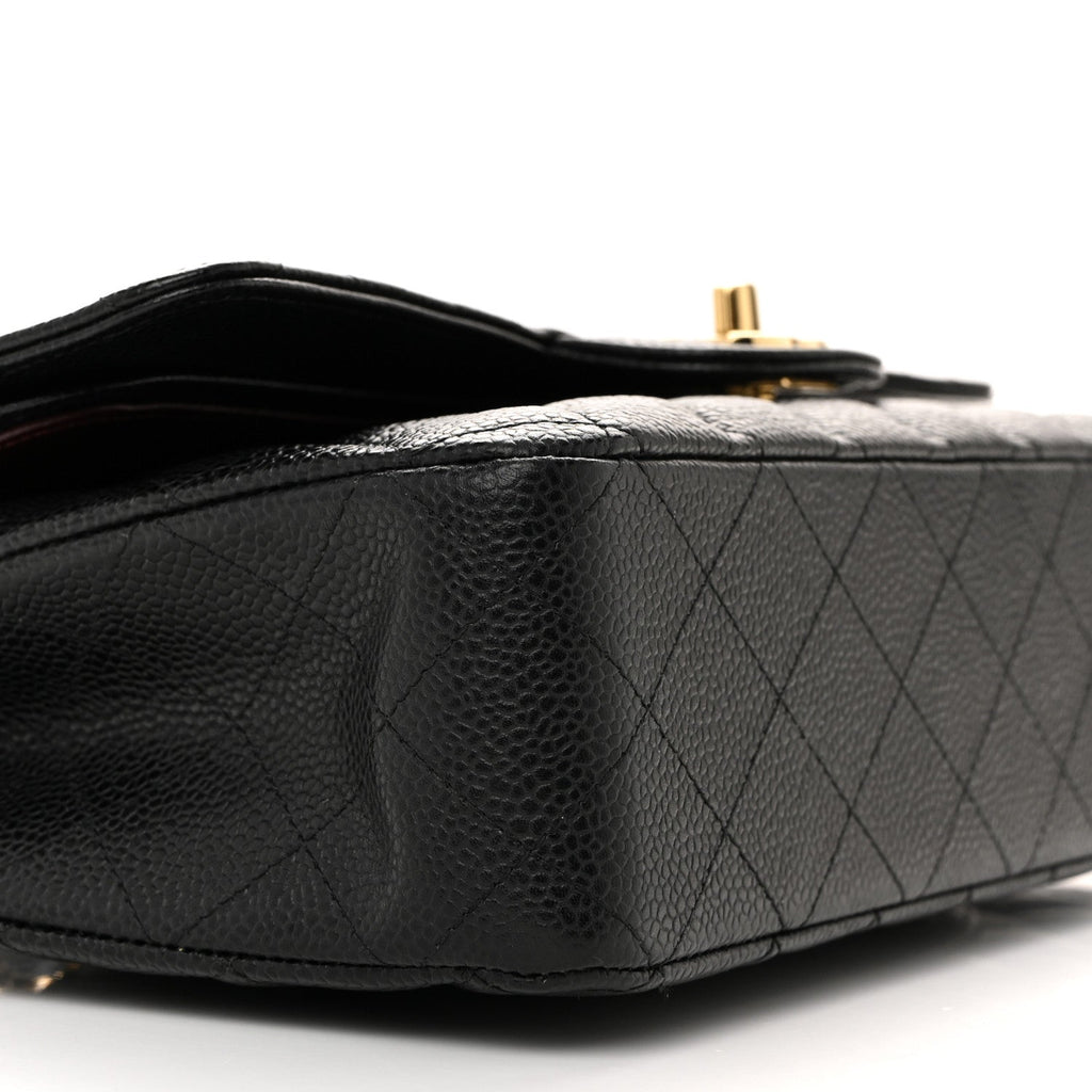 Chanel Caviar Quilted Medium Double Flap Black