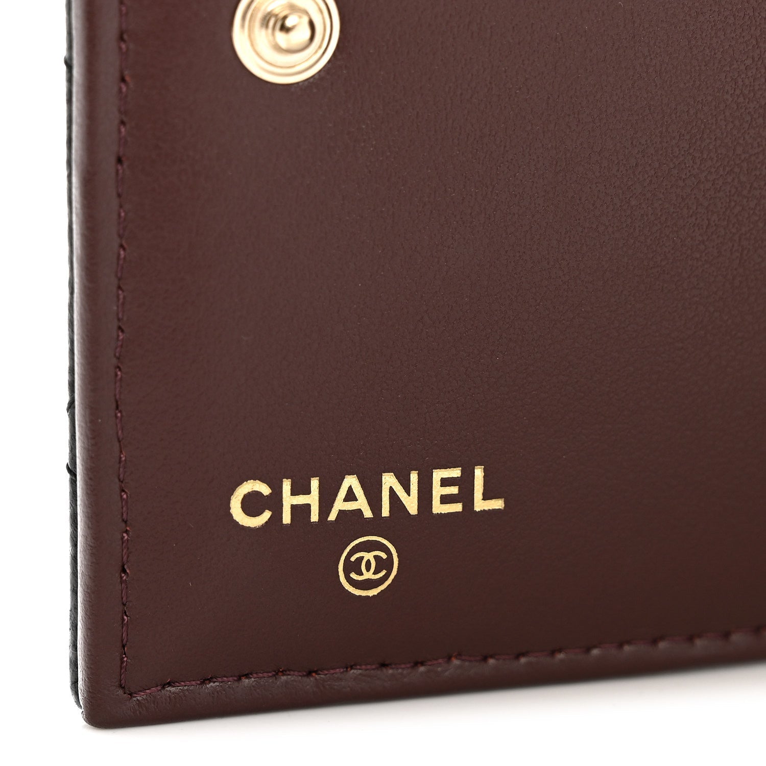 Caviar Quilted CC Zip Compact Wallet Black