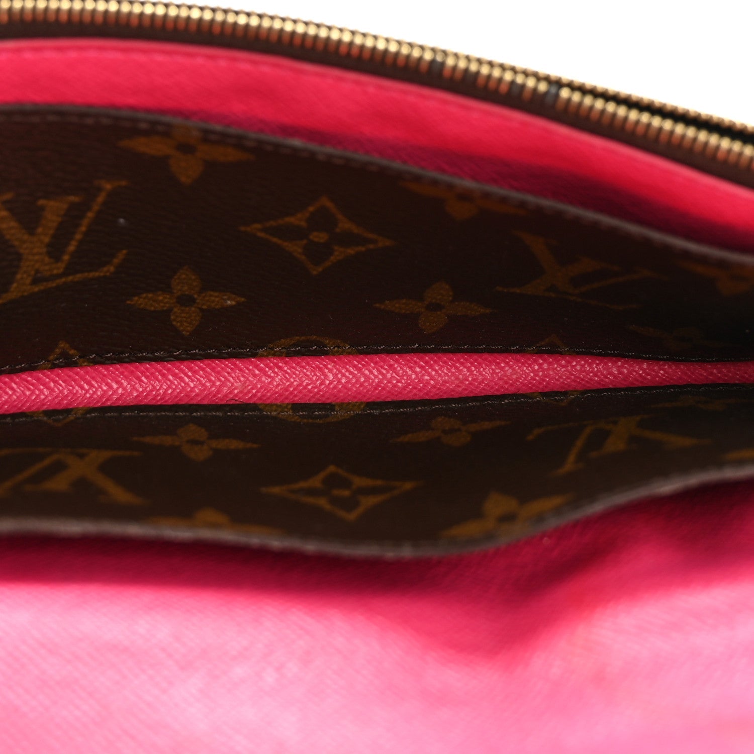 Louis Vuitton Monogram Emilie Wallet Fuchsia
