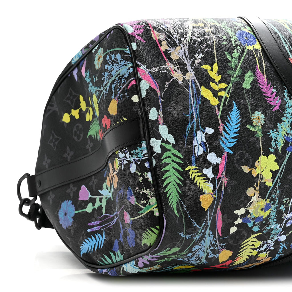 Louis Vuitton Monogram Eclipse Folia Keepall Bandouliere 50