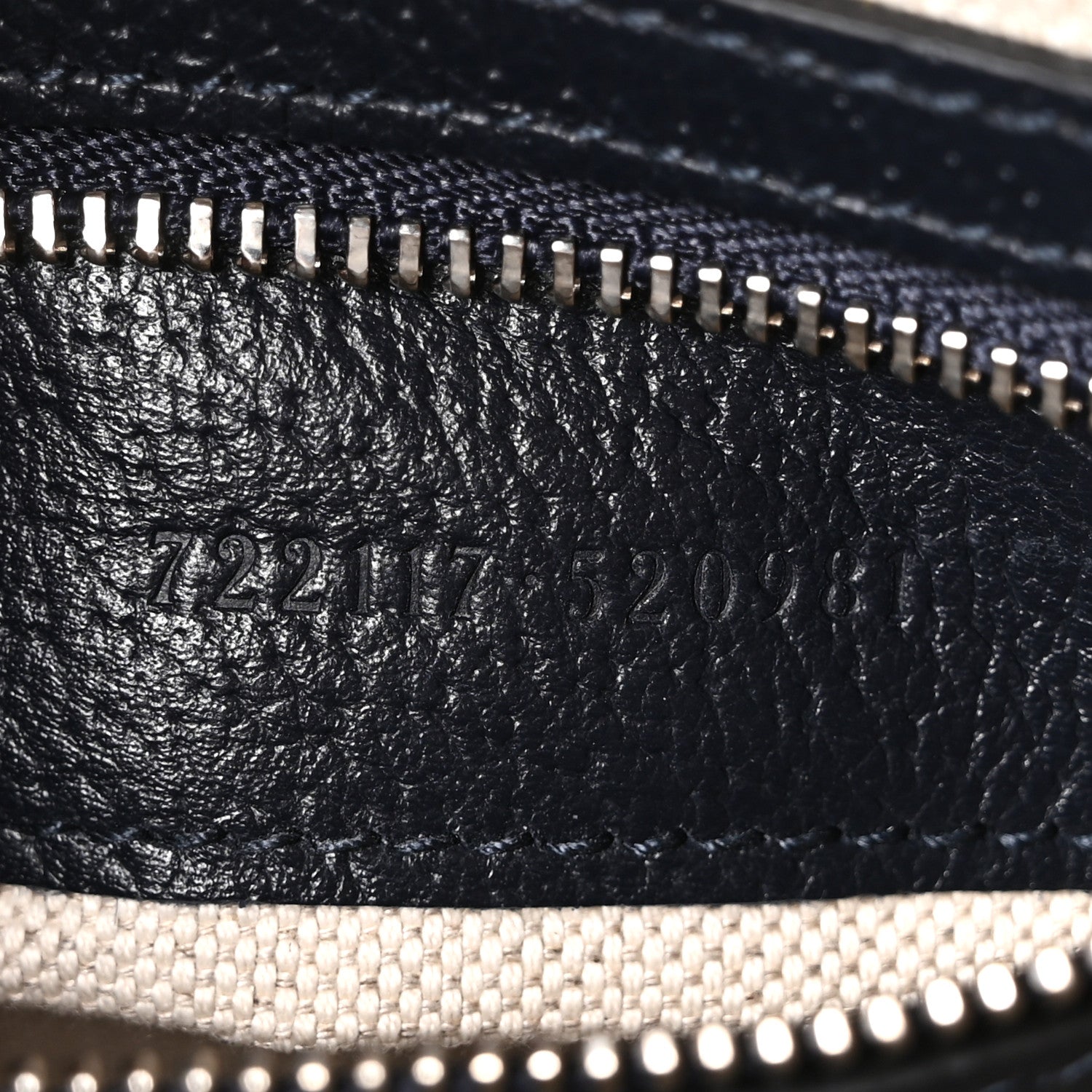 Gucci GG Supreme Monogram Textured Dollar Calfskin Web Studded Mini Ophidia Flap Shoulder Bag Beige Blue