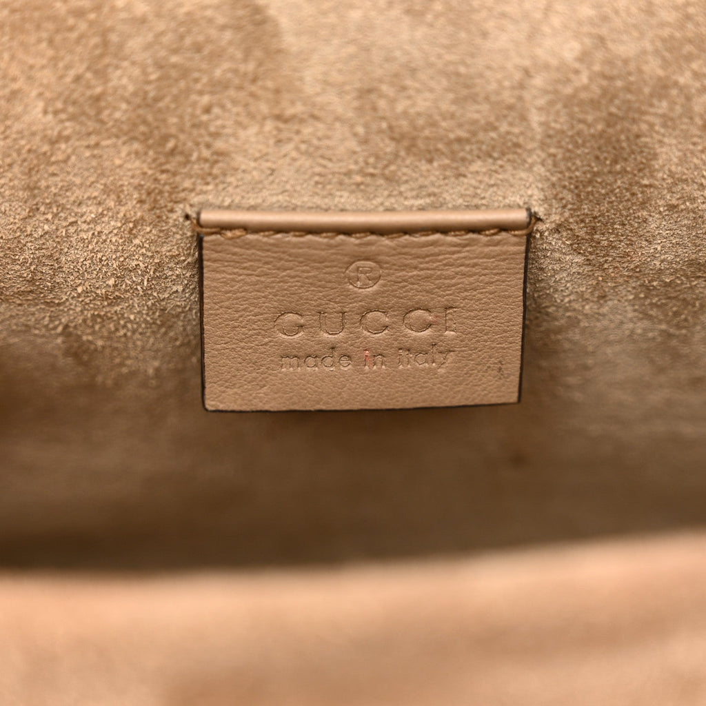 Gucci GG Supreme Monogram Mini Dionysus Shoulder Bag Taupe