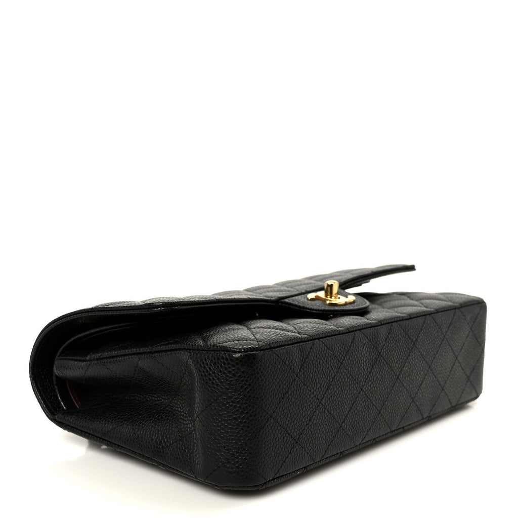 Chanel Caviar Quilted Medium Double Flap Black