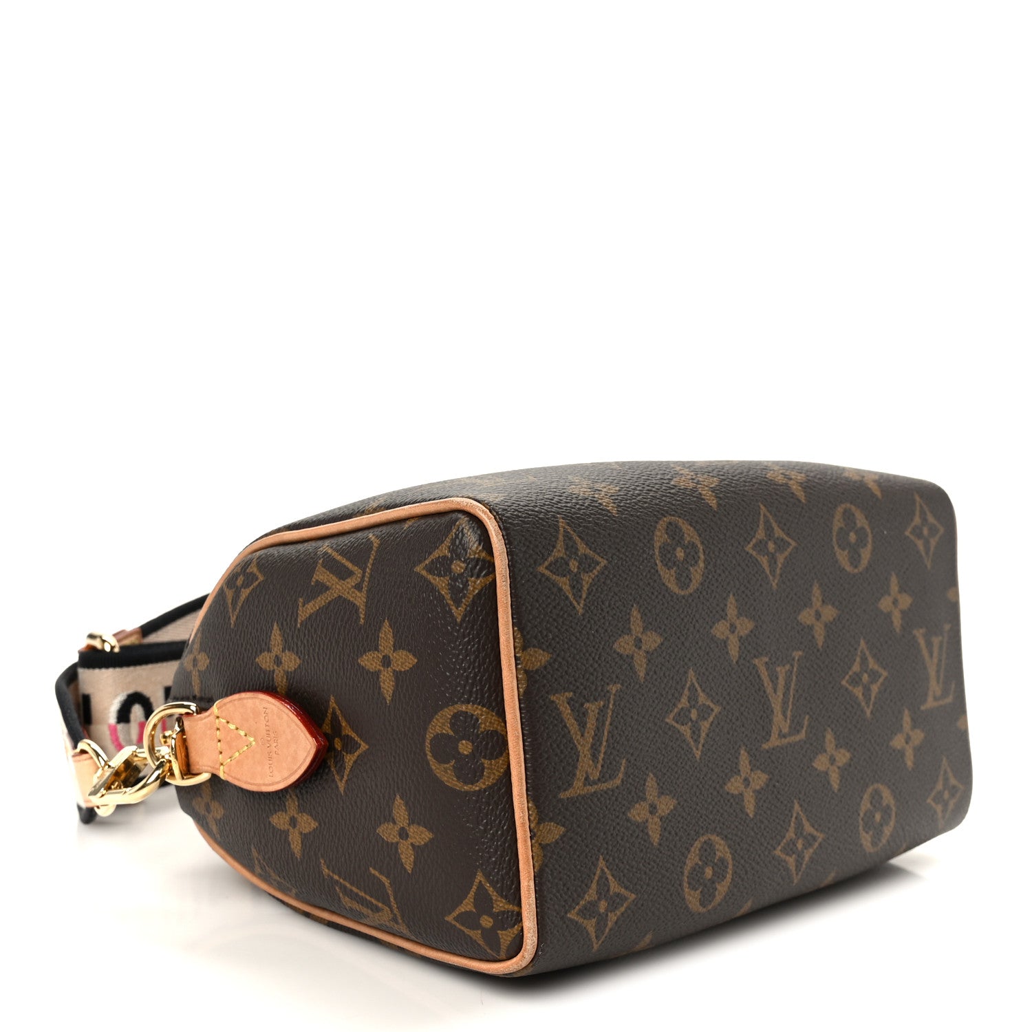 Louis Vuitton Monogram Speedy Bandouliere 20 Black