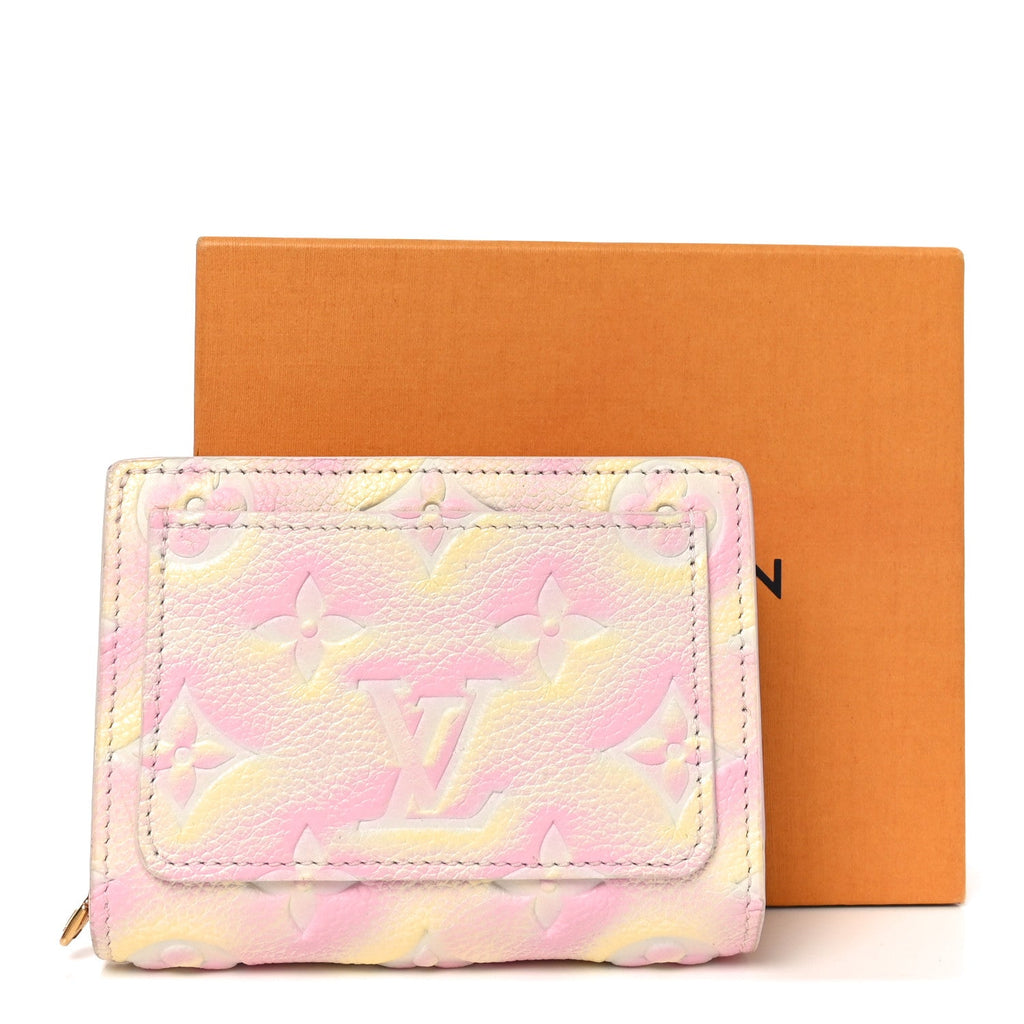 Louis Vuitton Empreinte Monogram Summer Stardust Clea Wallet Pink