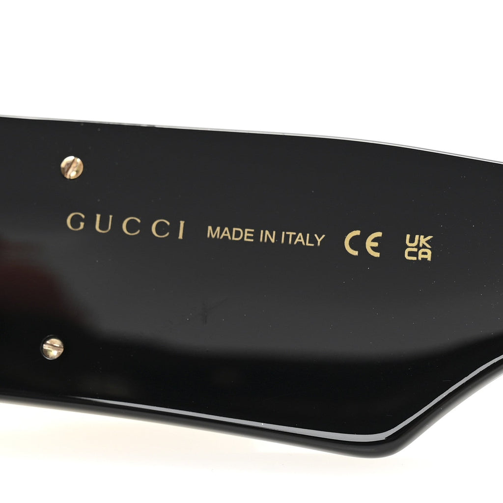 Gucci Acetate Square Frame Sunglasses GG0956S Black