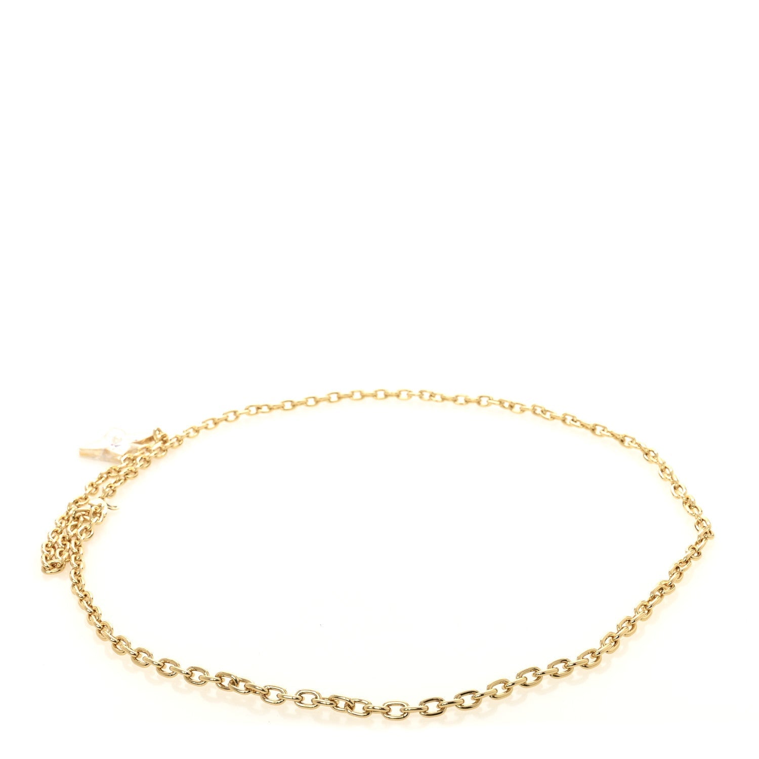 Louis Vuitton LV x TM Monogram Multicolor Chain Belt White