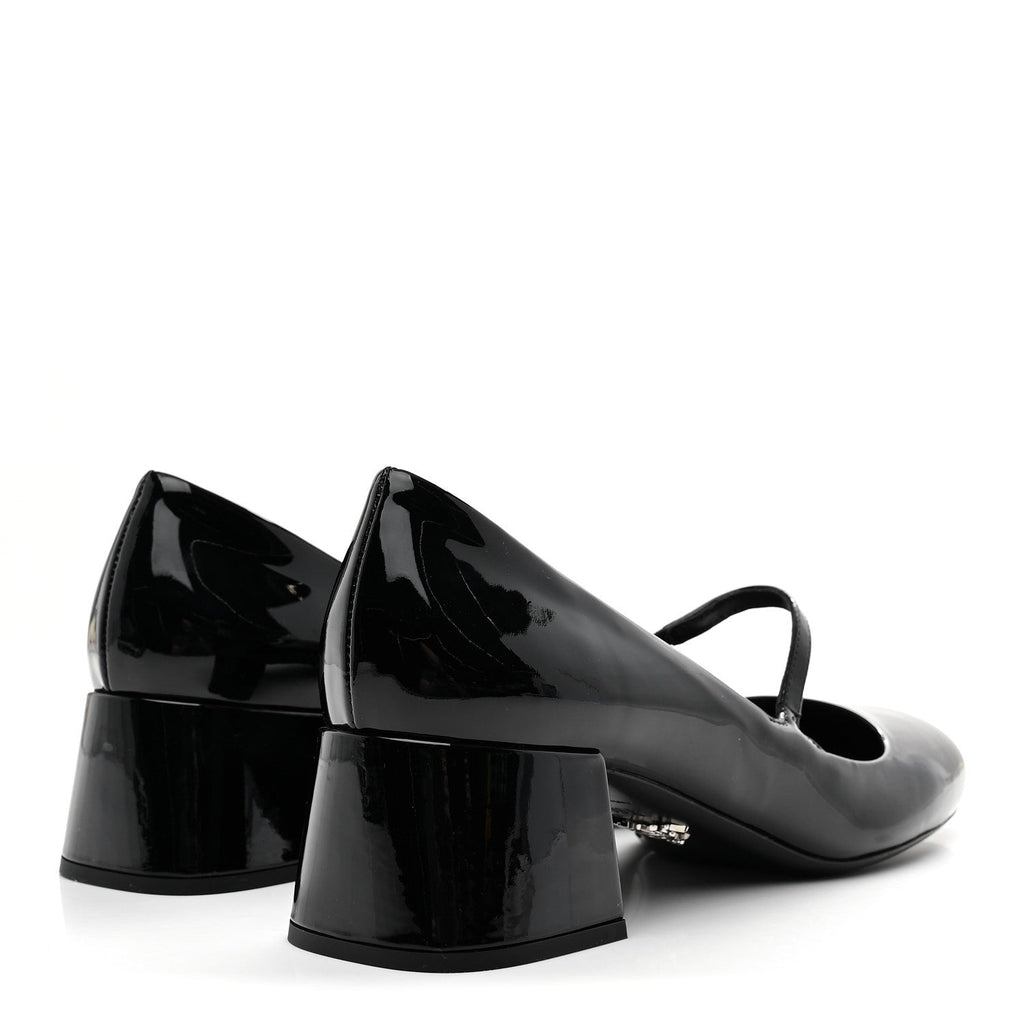Prada Patent Mary Jane 45mm Pumps 38.5 Black