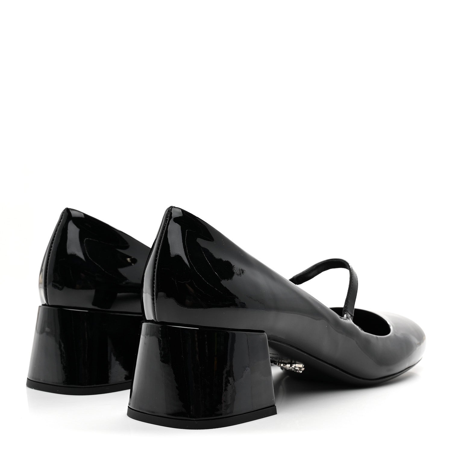 Prada Patent Mary Jane 45mm Pumps 38.5 Black
