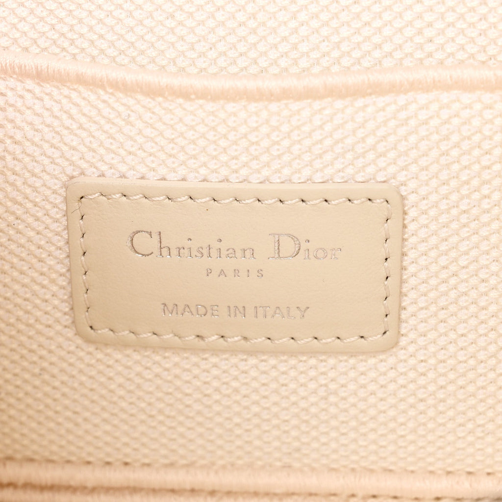 Christian Dior Oblique Diortravel Vanity Case Pale Gold