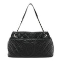 Chanel Caviar Quilted CC Timeless Soft Tote Black