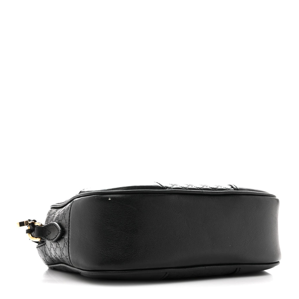 Gucci Microguccissima Mini Bree Messenger Bag Black