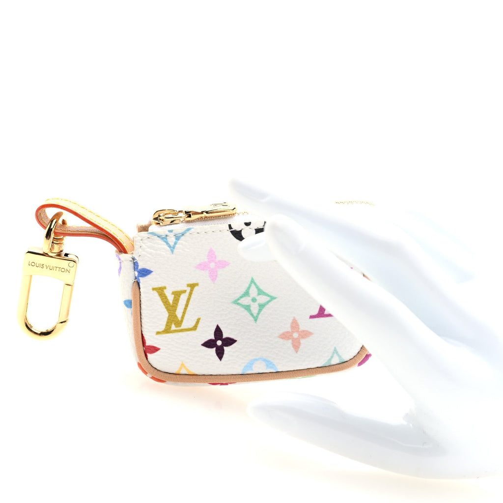Louis Vuitton LV x TM Monogram Multicolor Micro Pochette White
