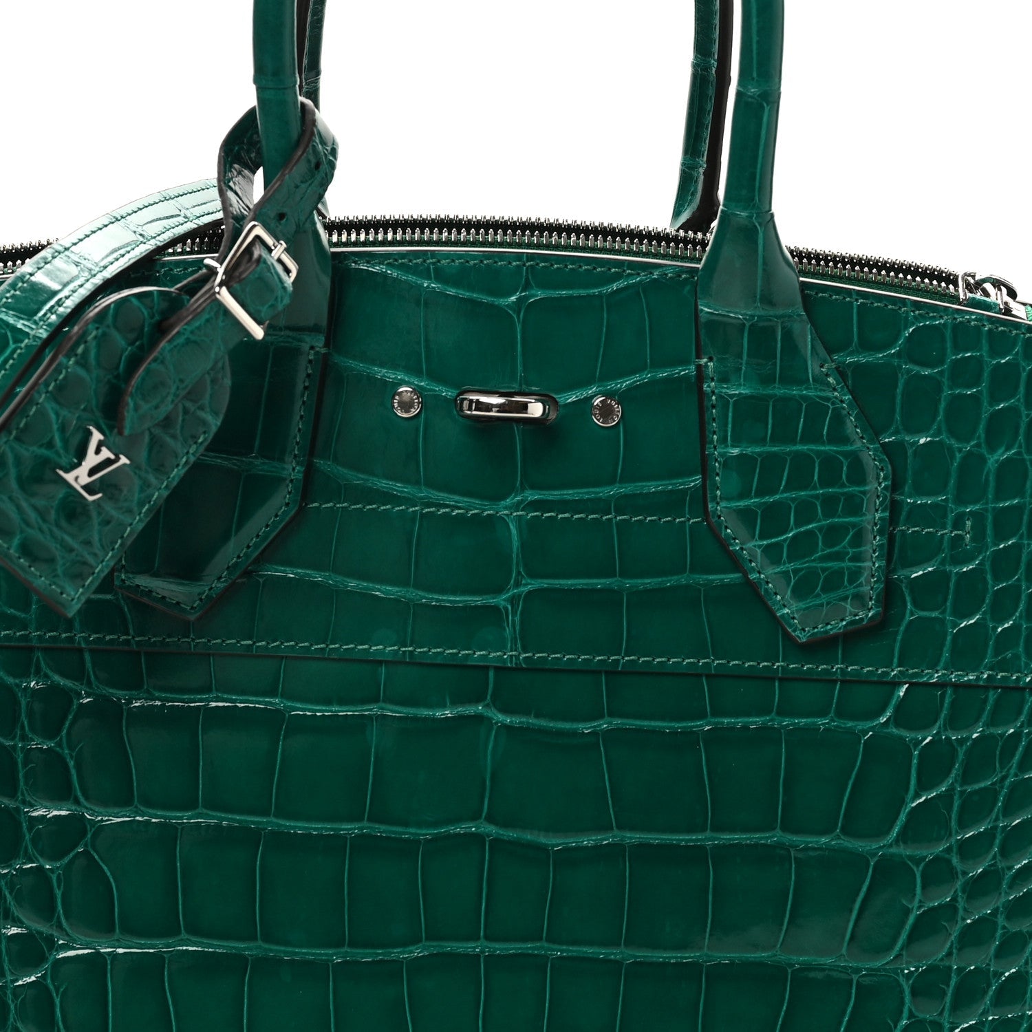 Louis Vuitton Alligator City Steamer MM Emeraude
