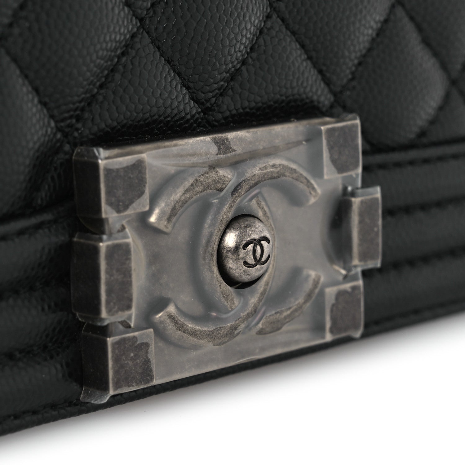 Chanel Caviar Quilted New Medium Boy Flap Black