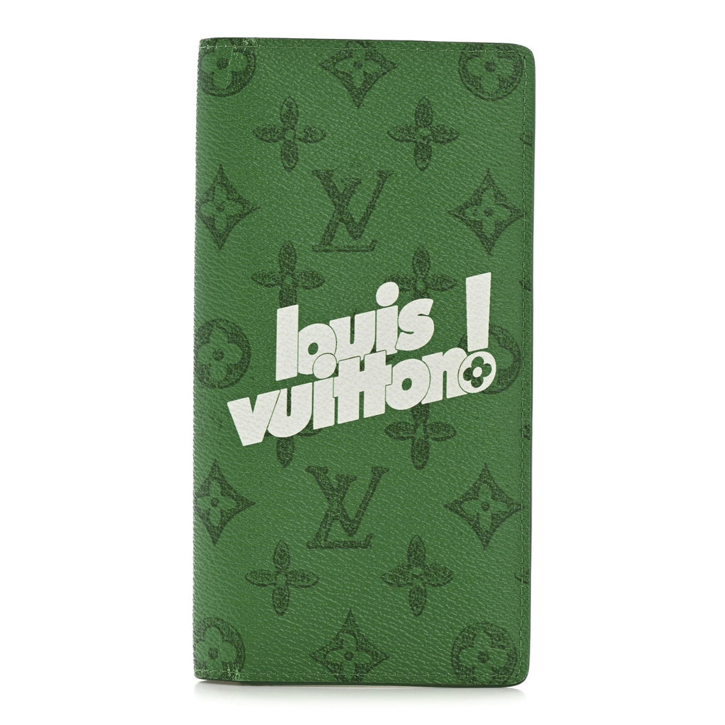 Louis Vuitton Vintage Monogram Brazza Wallet Green