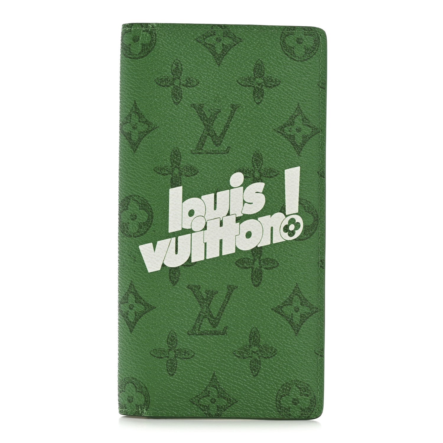 Louis Vuitton Vintage Monogram Brazza Wallet Green