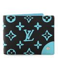 Louis Vuitton Monogram Playground Slender Wallet Black