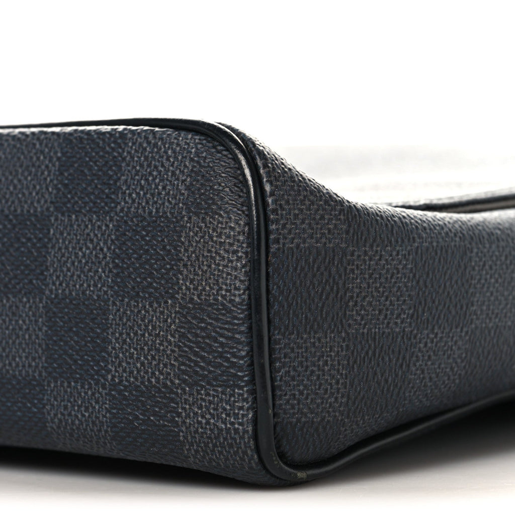 Louis Vuitton Damier Graphite Logo District PM Grey